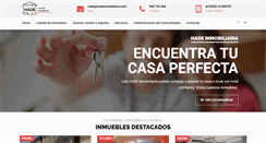 Desktop Screenshot of hadeinmobiliaria.com